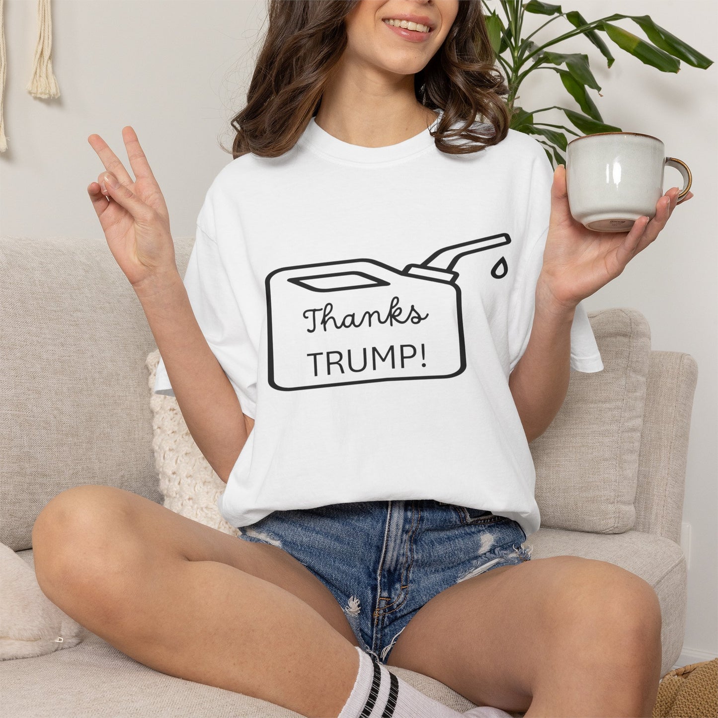 Thanks TRUMP Gas Can T-shirt
